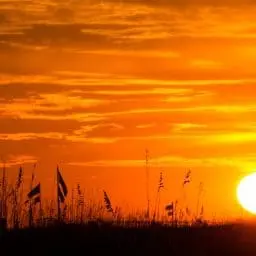 Sunset over Orange Beach